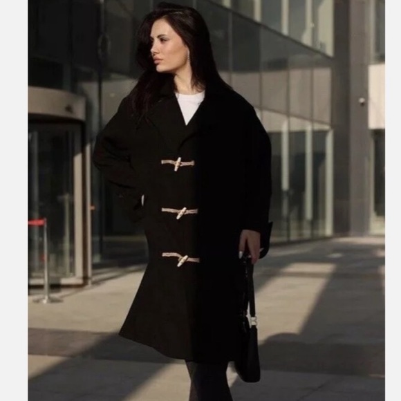 Zara Wool Toggle Coat ZW Limited Edition - Picture 2 of 16